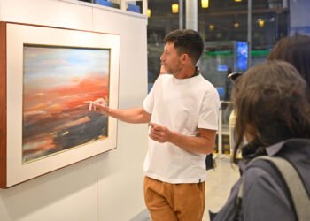 Arte en el microcentro nueva muestra: “verdes naturales” del artista juan gilli