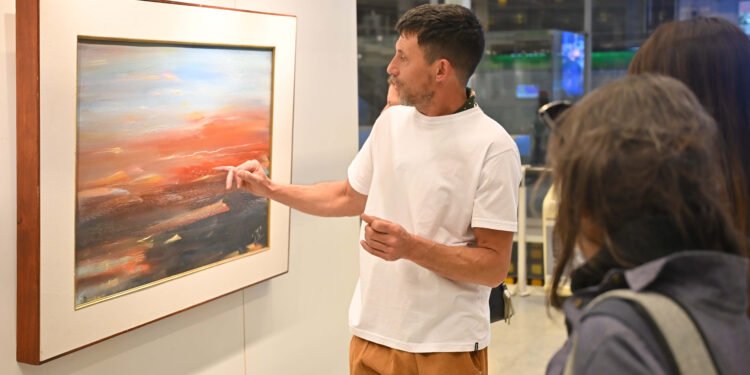 Arte en el microcentro nueva muestra: “verdes naturales” del artista juan gilli