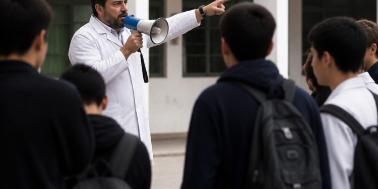 Un docente reprende a sus alumnos por ‘farmear aura’ en la escuela